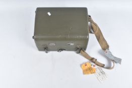 A MILITARY ANTI INTRUSION ALARM IN ITS ORIGINAL CASE, this still has some Ministry of Defence labels