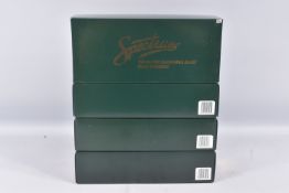 FOUR BOXED BACHMANN SPECTRUM ON30 GAUGE LOCOMOTIVES, to include a Stock Car, Baltimore & Ohio,