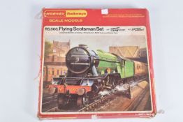 A BOXED HORNBY RAILWAYS OO GAUGE FLYING SCOTSMAN SET, No.RS608, comprising said locomotive and