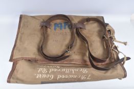 VERY LARGE COVERALL FOLDING BAG MARKED TO L D KENT, ROYAL SIGNALS, with a Surrey address