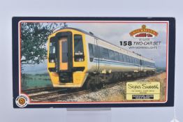 A BOXED BACHMANN OO GAUGE CLASS 158 TWO CAR D.M.U. SET, No.31-500A, comprising power car No.57860,