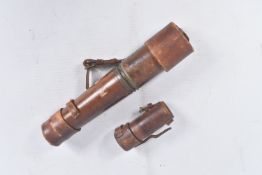 A WWI ERA 1915 DATE R&J BECK MILITARY TELESCOPE WITH ADDITIONAL LENS, the telescope is clearly