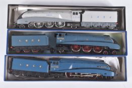 THREE BOXED OO GAUGE A4 CLASS LOCOMOTIVES, Hornby 'Silver Link' No.2509, L.N.E.R. silver livery (