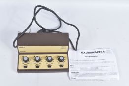 AN UNBOXED GAUGEMASTER MODEL Q FOUR TRACK CONTROLLER, not tested, appears complete and in good