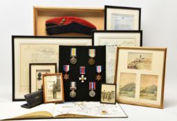 A SIGNIFICANT ‘BATTLE OF FRANCE 1940’ DSO FATHER, BROTHER AND SON ARCHIVE OF MEDALS, PAPERS,