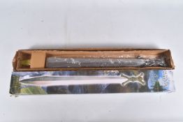 A MODERN COPY OF A CELTIC SWORD, this is precision made in stainless steel by a prolific maker