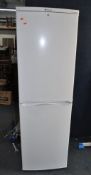 A HOTPOINT TALL FRIDGE FREEZER width 55cm, depth 57cm, height 174cm (PAT pass and working at 5