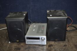 A TEAC CH-H230 HI FI with a pair of TDL Nucleus 2 speakers (PAT pass and working) (3)