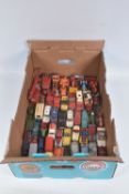 A QUANTITY OF UNBOXED ASSORTED PLAYWORN DIECAST VEHICLES, to include Tri-ang Spot-On Ford Zodiac