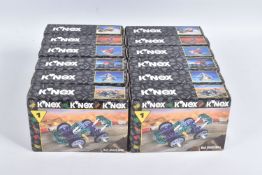 TWO GROUPS OF K'NEX SIX BOXED COLLECTIBLE MODEL KITS, to include the first set 1-6 kit numbers 89425