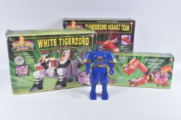 THREE BOXED 1993 BANDAI POWER RANGER MODELS, to include a White Tigerzord, reference 2271, only