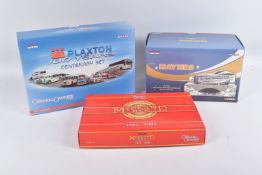 THREE BOXED 1:76 SCALE CORGI LIMITED EDITION DIECAST BUS SETS, to include The Original Omnibus Co.
