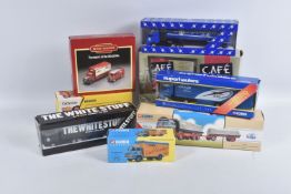 EIGHT BOXED CORGI DIECAST TRANSPORT MODELS, to include a 1:50 scale Limited Edition Berliet GLR