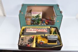 A QUANTITY OF ASSORTED TOYS, to include unboxed Meccano live steam engine, not tested, missing