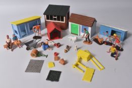AN UNBOXED BRITAINS FLORAL GARDEN FIGURES SET, No.7530, appears complete with all figures and