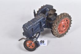 AN UNBOXED CHAD VALLEY CLOCKWORK FORDSON MAJOR E27N TRACTOR, No.9235, 1/16 scale, version wound by