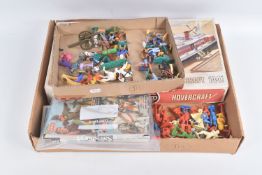 A QUANTITY OF UNBOXED ASSORTED TIMPO PLASTIC FIGURES, mainly Swoppet figures, mainly standing