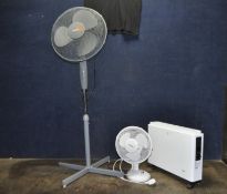 A ZANUSSI HEATER, a Blaupunkt table fan and a Scallen floor fan (all PAT pass and working)