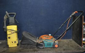 A KARCHER KB9030 PRESSURE WASHER, with lance, one nozzle and two extension bars, along with a