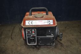 AN UNBRANDED PETROL GENERATOR, total width 37cm (engine pulls freely but hasn't started)