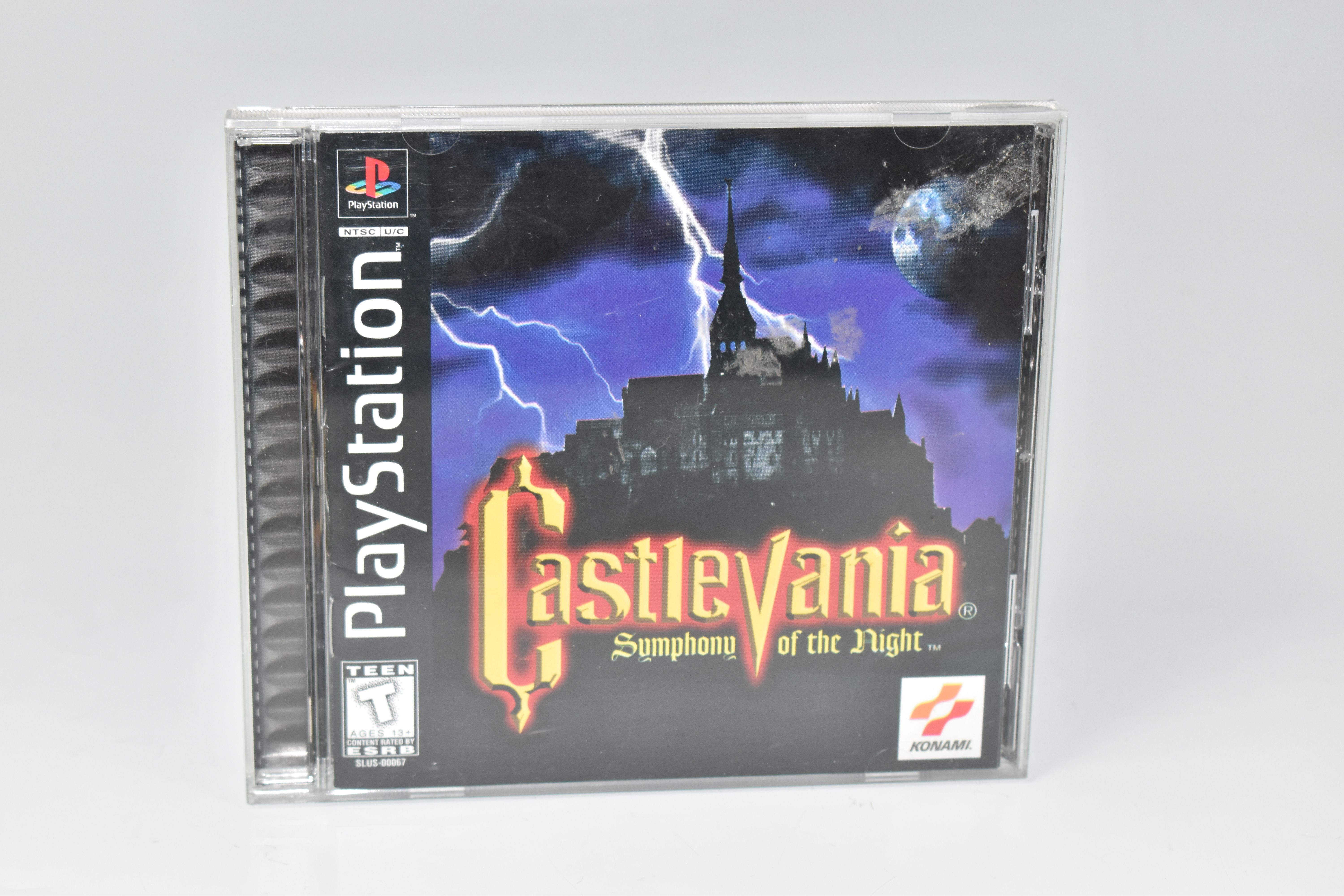 CASTLEVANIA SYMPHONY OF THE NIGHT PLAYSTATION VIDEO GAME, NTSC version, game is complete, tested and