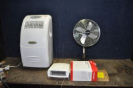 AN AMCOR AIR COOLER (case cracked ), a Bionaire chromed fan (both PAT pass and working) and a