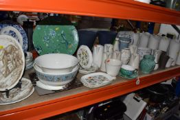 A QUANTITY OF WEDGWOOD CERAMICS, over fifty pieces to include thirteen 'Nature' pattern white