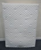 A SLEEPEEZEE POCKET GEL POISE 3200 4FT6 MATTRESS, condition report: slight clean ideal, general