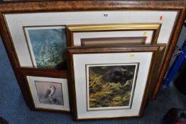 FOUR SIGNED LIMITED EDITION PRINTS, comprising of a John Seerey-Lester print 'Cradle of Hope'