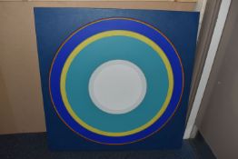 CAROL ROBERTSON (BRITISH 1955) 'EASTERN STAR', abstract concentric circles, signed, titled and dated