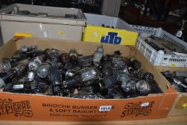 FIVE BOXES OF ASSORTED ELECTRICAL VALVES to include three boxes of loose valves in various sizes