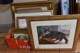 LOUISE SOUTHAN (20TH CENTURY) A collection of seven oval gouache studies of rural landscapes,