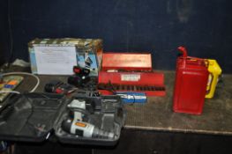 A COLLECTION OF TOOLS including a Snap On socket box containing sockets by King Dick, Elora, Sykes