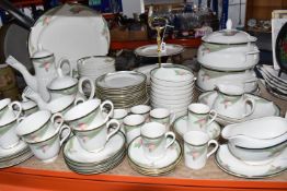 NINETY TWO PIECE ROYAL DOULTON VOGUE COLLECTION DINNERWARE SET 'Awakening', pattern no. TC1162,