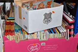 THREE BOXES OF COMICS AND ANNUALS, to include 1990s issues of Stingray, The Dandy, The Beezer and