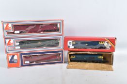 FIVE BOXED OO GAUGE B.R. (W.R.) LOCOMOTIVES, 2 x Lima class 52 Western 'Western Gladiator' D1016 (
