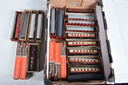 A QUANTITY OF BOXED ASSORTED HORNBY DUBLO, TRIX, PLAYCRAFT AND LIMA COACHING STOCK, Dublo/Trix are