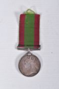 AN AFGHANISTAN 1878-79-80 MEDAL WITH ITS RIBBON, this is named to 4652 Driver J Alpine C. Battery
