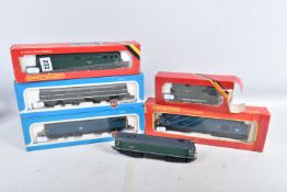 A QUANTITY OF ASSORTED BOXED OO GAUGE B.R. LOCOMOTIVES, Hornby class 08 shunter No.13012 (R156),
