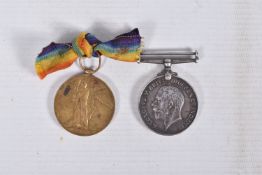A ROYAL AIR FORCE PAIR OF WWI MEDALS, they are both correctly named to 33656 I.A.M P BALES RAF,