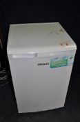 A BEKO RA610W UNDER COUNTER FRIDGE width 55cm, height 56cm, height 85cm (PAT pass and working at 5