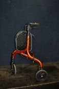 A NRS HEALTHCARE FREESTYLE LIGHTWEIGHT ROLLATOR with basket