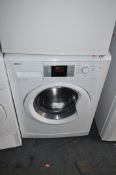 A BEKO WMB 81241LW 8KG WASHING MACHINE width 60cm, depth 65cm, height 85cm (PAT pass, spin cycle run