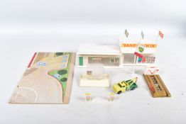 AN UNBOXED MATCHBOX B.P. SERVICE STATION, No.M-G1, appears complete with folded cardboard