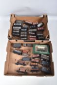 A QUANTITY OF UNBOXED OO GAUGE FREIGHT ROLLING STOCK, majority are assorted Coal or Sand/Aggregate