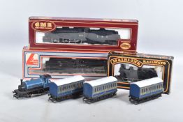 A QUANTITY OF BOXED AND UNBOXED OO GAUGE MODEL RAILWAY ITEMS, boxed Lima Mogul/Crab No.42700, B.R.