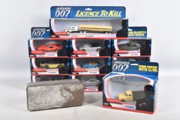 ELEVEN BOXED CORGI ULTIMATE BOND COLLECTION JAMES BOND 007 DIECAST MODELS, featuring vehicles from