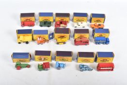 BOXED MATCHBOX 1-75 SERIES MODELS No's 1-15, all appear complete and in good condition with minor