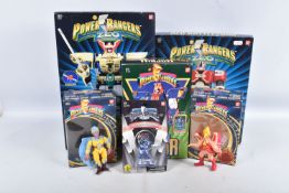 A QUANTITY OF 1990'S BANDAI RELATED FIGURES, to include a Deluxe Transforming Ninja, reference 2526,