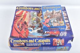 A BOXED BRITAINS KNIGHTS OF THE SWORD CASTLE SET, no. 7793, appears largely complete with castle